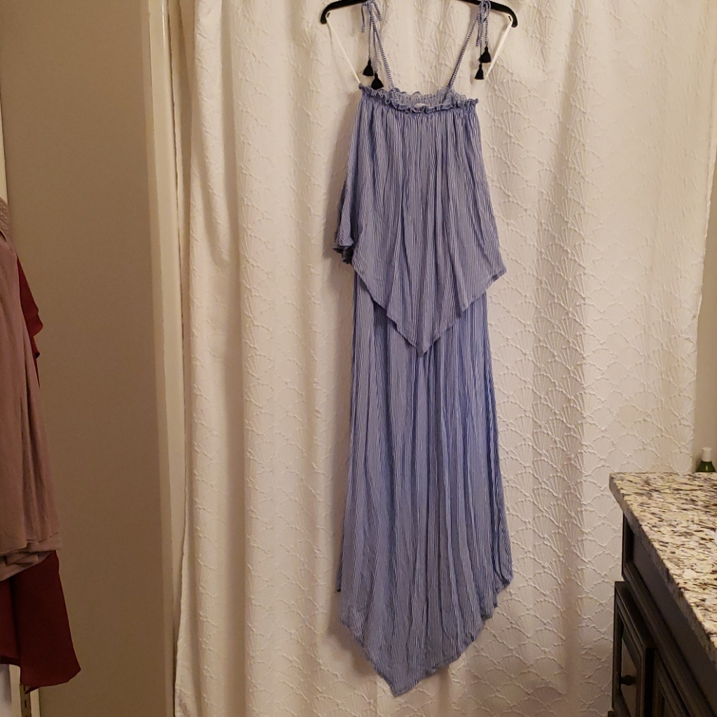 Euc Strapless Summer Maxi